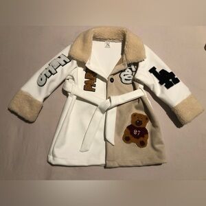 SHEIN Teddy Bear Toddler Coat